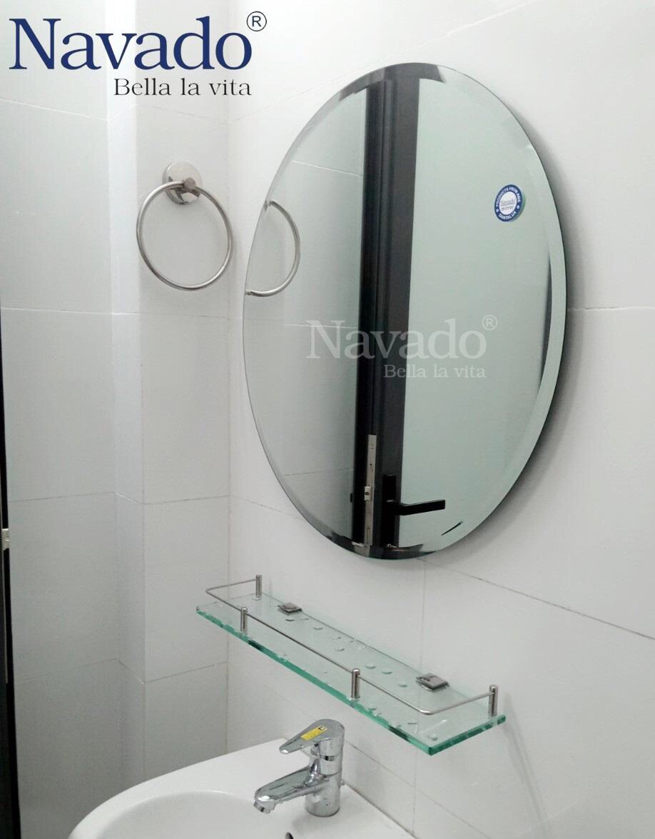 Gương Nhà Tắm Tròn Mài Vát D800mm: Sự Lựa Chọn Hoàn Hảo Cho Phòng Tắm Của Bạn