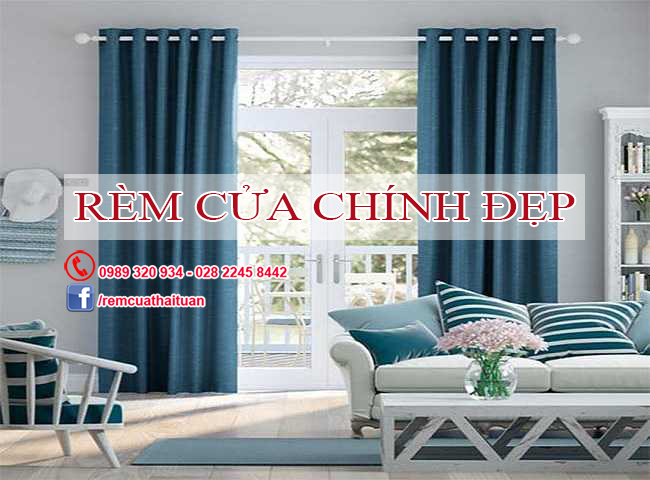 Rèm cửa chính – Quyền năng tạo phong cách và may mắn cho phòng khách