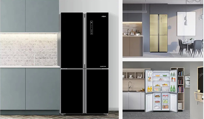 Top 10 tủ lạnh 4 cánh mặt gương bán chạy nhất năm 2023
