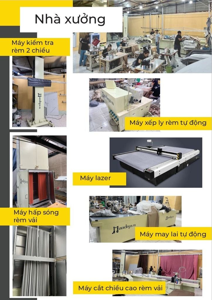 Bảng Giá Dịch Vụ Gia Công Các Loại Rèm Cửa