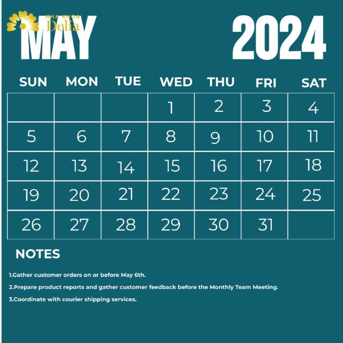 Ngày tốt tháng 5 năm 2024: Tìm hiểu ngày cưới hỏi, khai trương, mua nhà đại cát