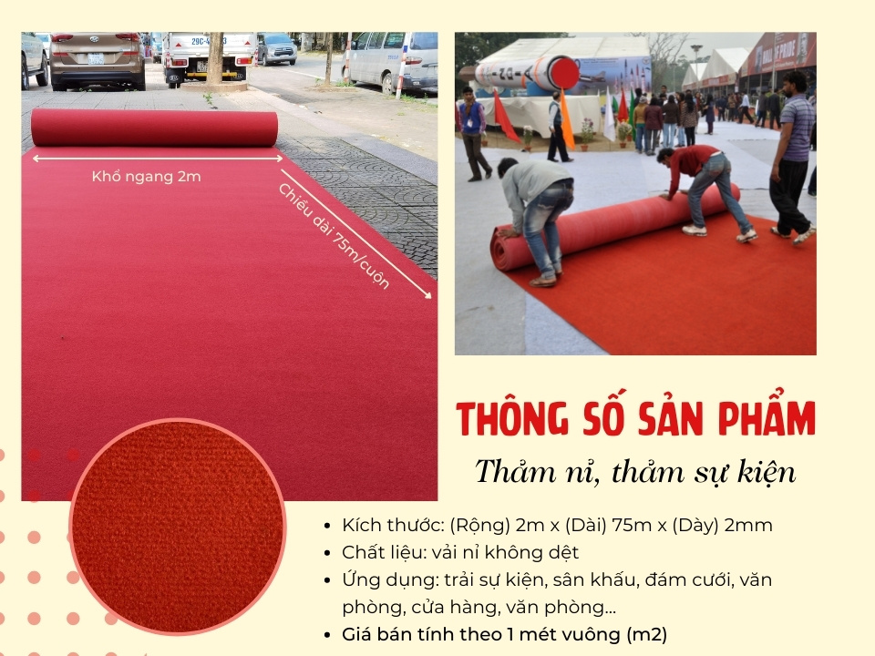 Thảm sự kiện giá rẻ – Tạo không gian ấm cúng và đáng nhớ