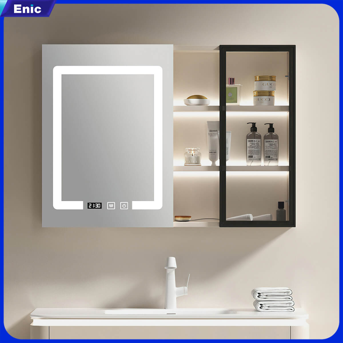 Tủ gương phòng tắm thông minh, hiện đại – ENIC