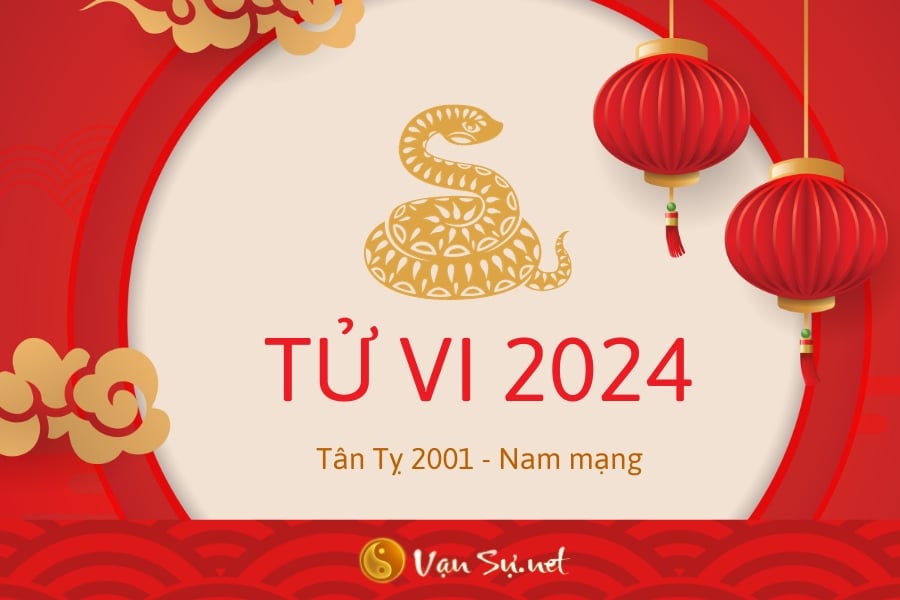 Tử Vi Tuổi Tân Tỵ 2001 Năm 2024 – Nam Mạng